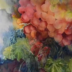 Fruit of the Vine 13"x10" watercolor